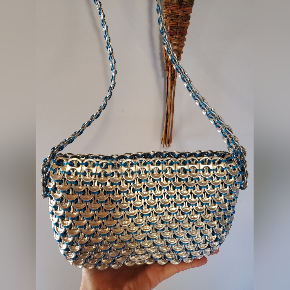 Stylish Silver Crossbody Bag